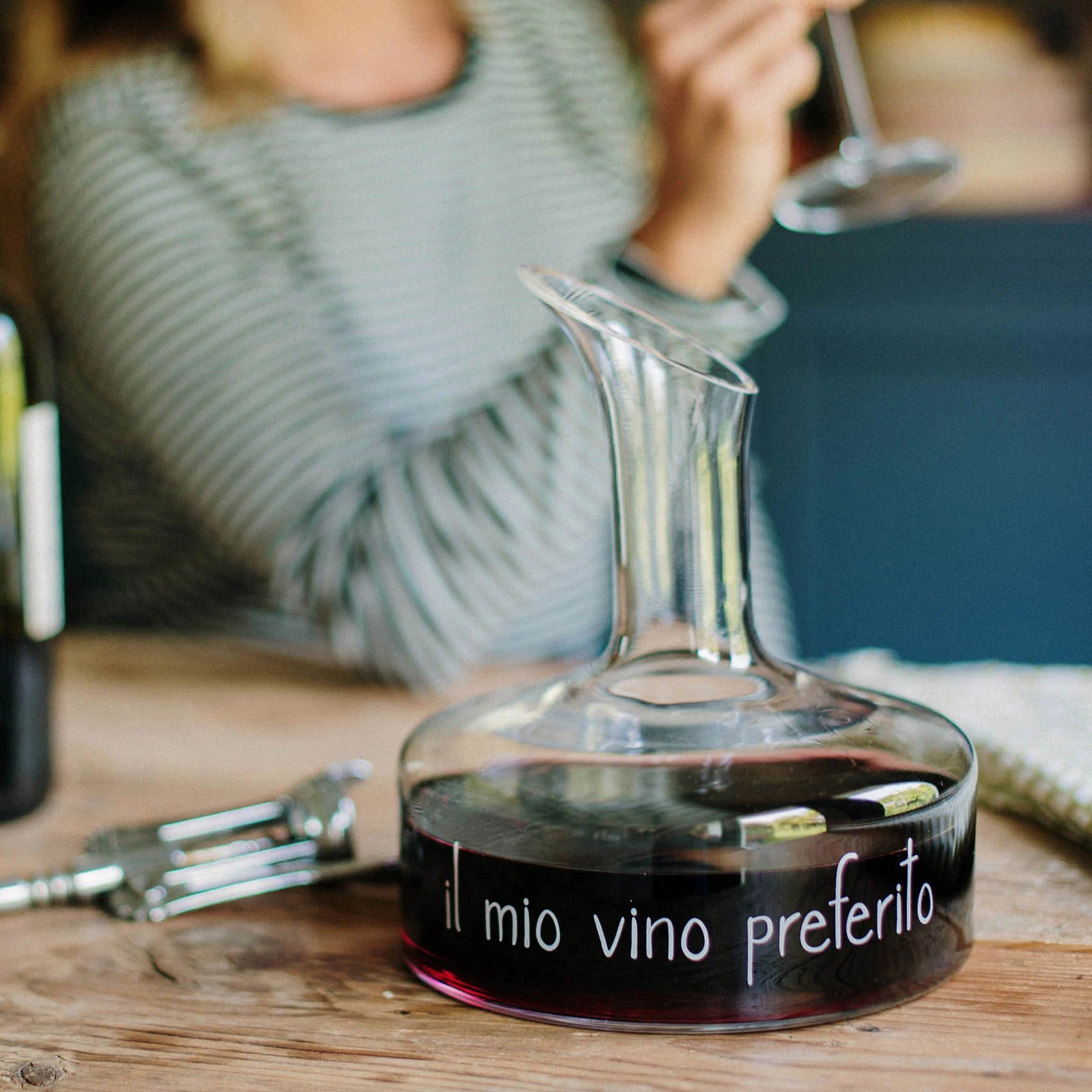 Simple day - Decanter in vetro Il Mio Vino Preferito 1.2lt