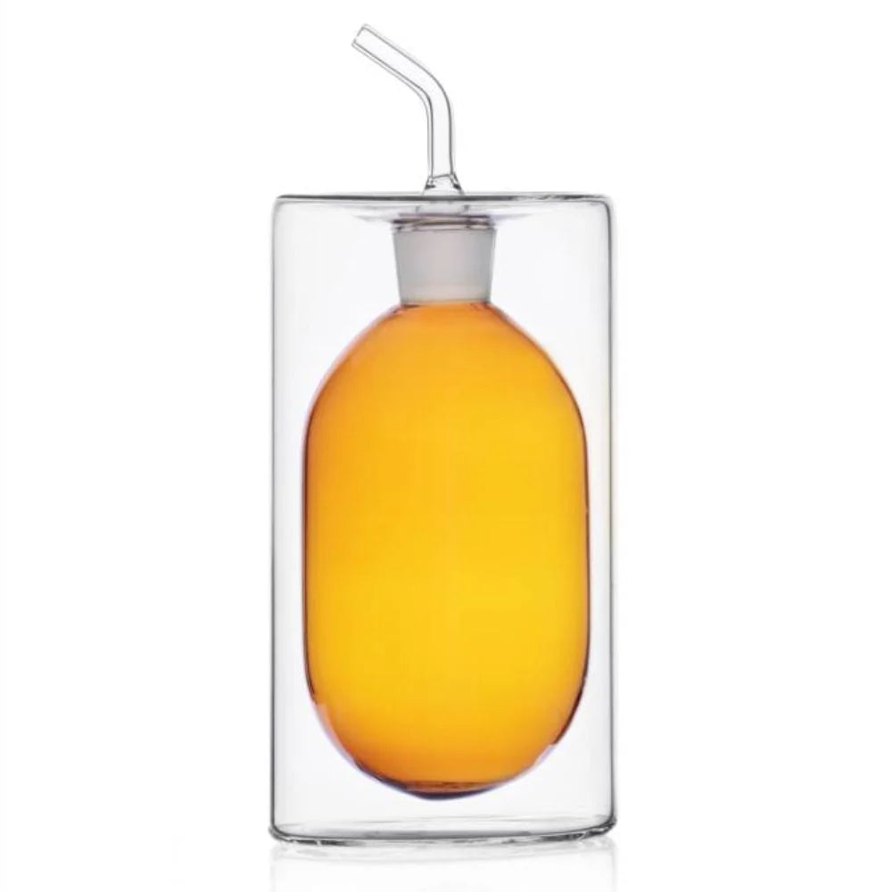 Ichendorf - oliera grande in vetro ambra 250 ml