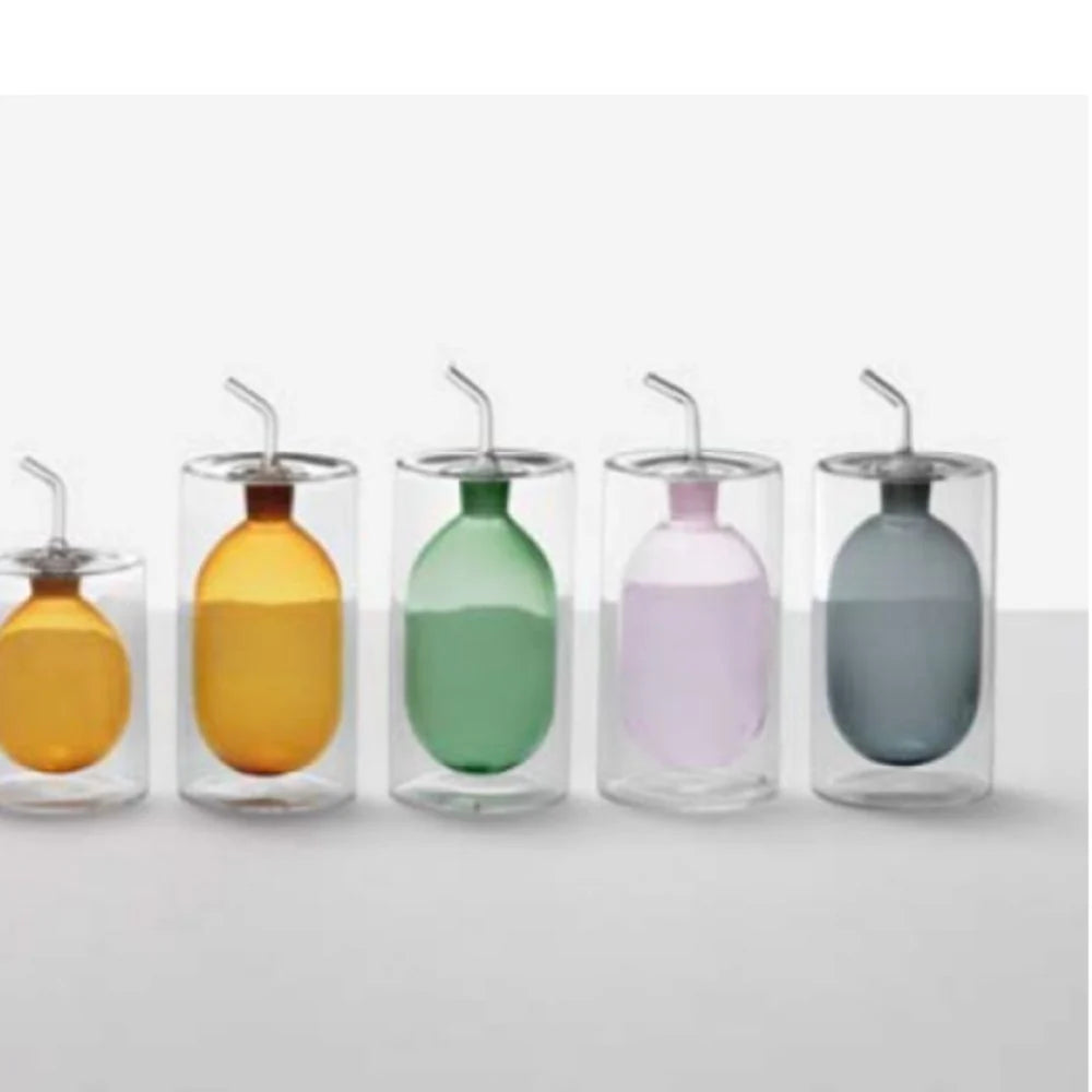 Ichendorf - oliera grande in vetro ambra 250 ml