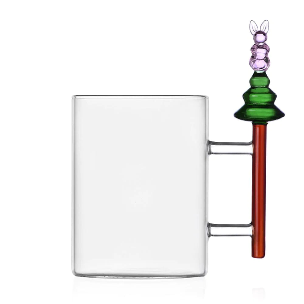 Ichendorf - mug in vetro Wish Tree e Coniglio Rosa Woodland Tales