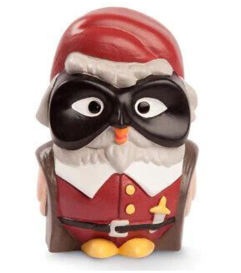 Egan - Goofi Pulcinella statuetta gufo in ceramica 8x10cm