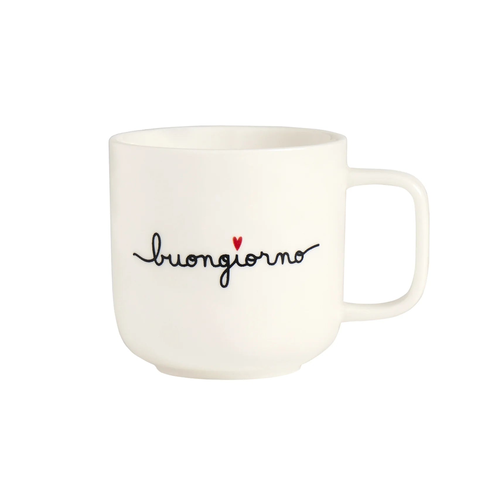 Simple day - Mug in gres bianca Buongiorno 400 ml