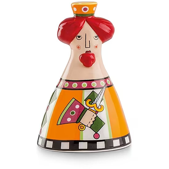 Egan - Campanella in Ceramica I Girgenti 7x10cm Re Rosso