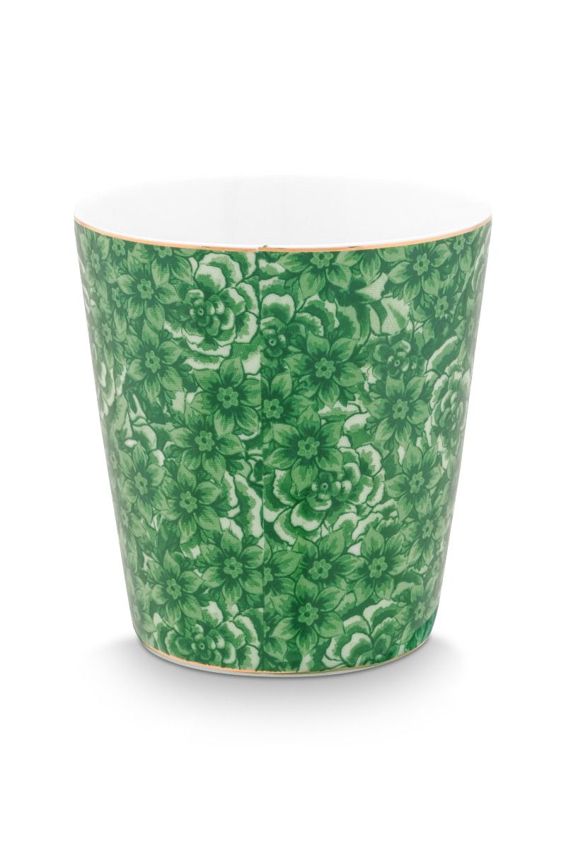 Pip Studio - Royal Tazza Fiore con Punta Tè Verde porcellana - 230 ml