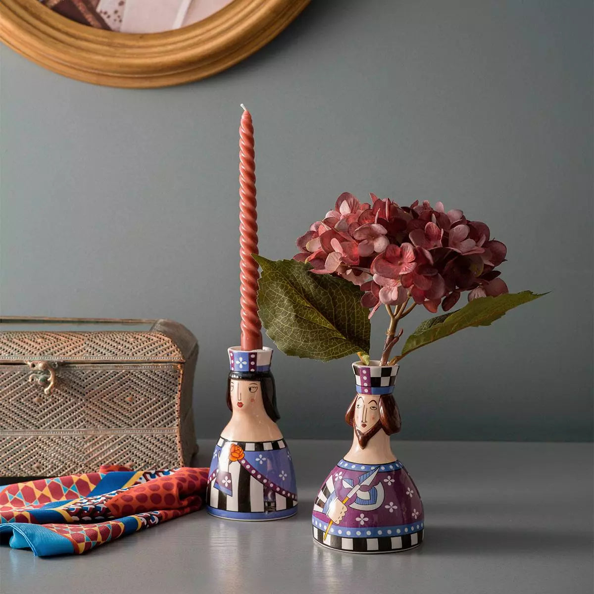 Egan - Profumatore in ceramica I Girgenti Re Viola 10x15cm