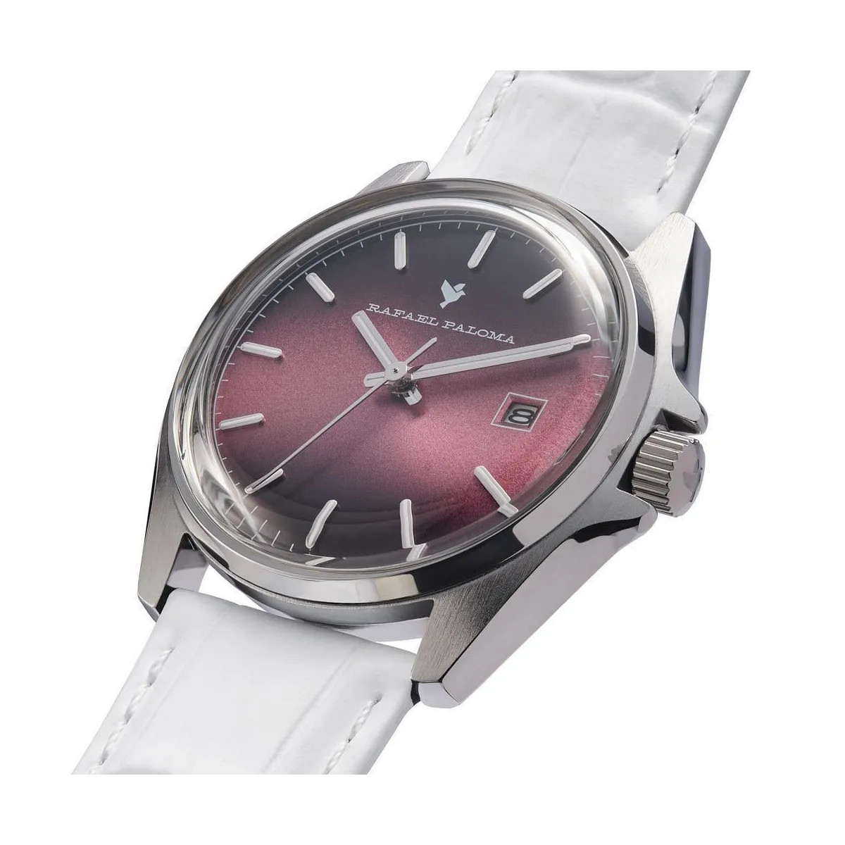 Rafael Paloma Orologio Malaga Cinturino Bianco