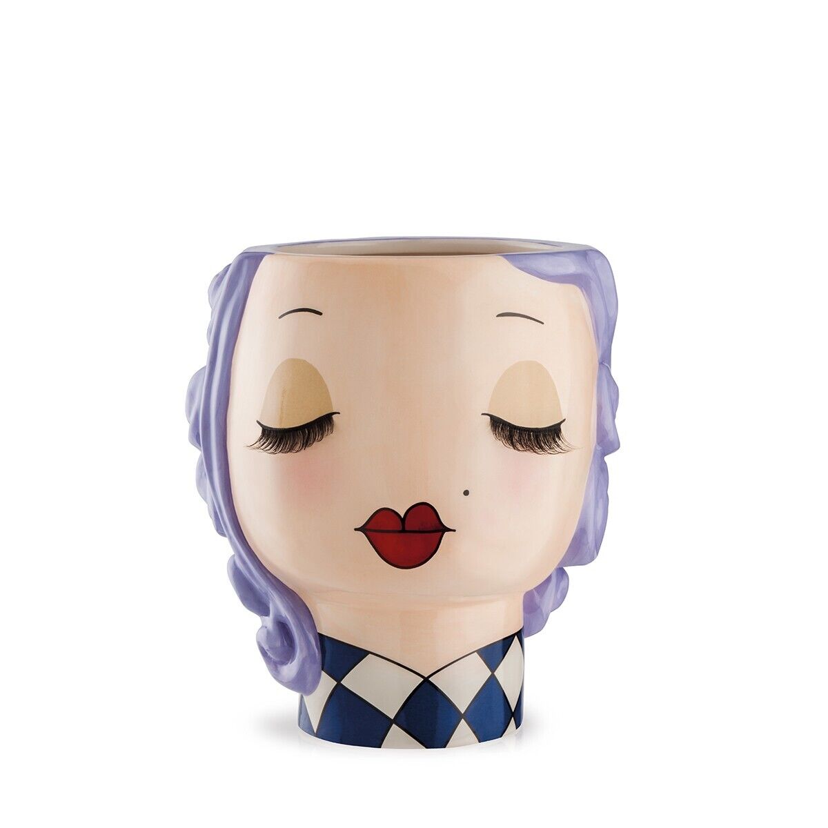 Egan - Vaso porta piante Le Pupazze Gaia Lilla 12x11cm