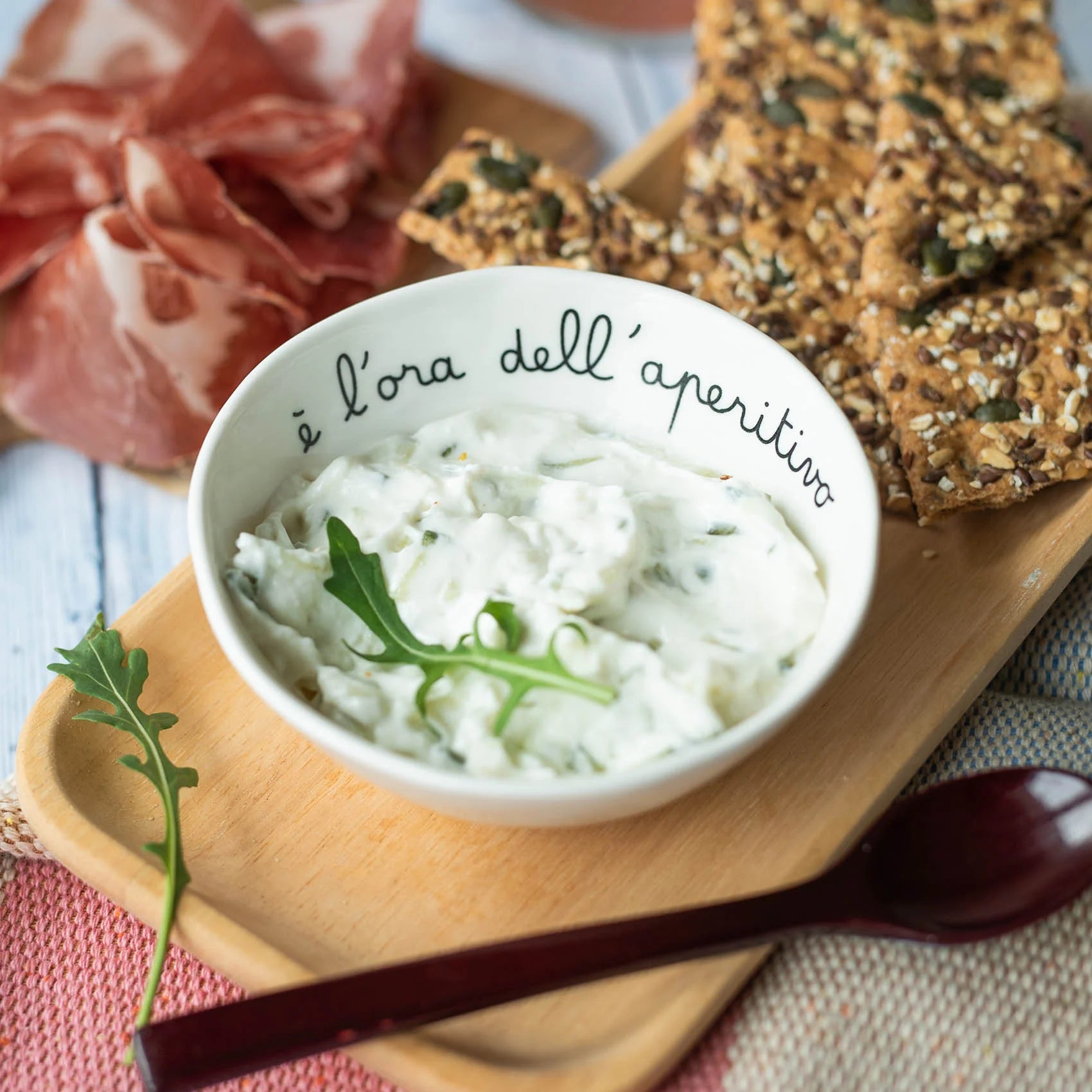 Simple day -  Set 2 Coppette  in gres E' l'ora dell'aperitivo Ø 12.5cmx h6.3cm