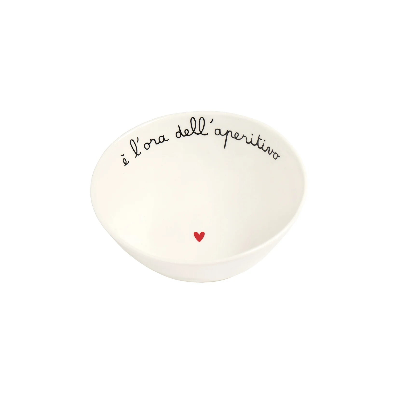 Simple day -  Set 2 Coppette  in gres E' l'ora dell'aperitivo Ø 12.5cmx h6.3cm