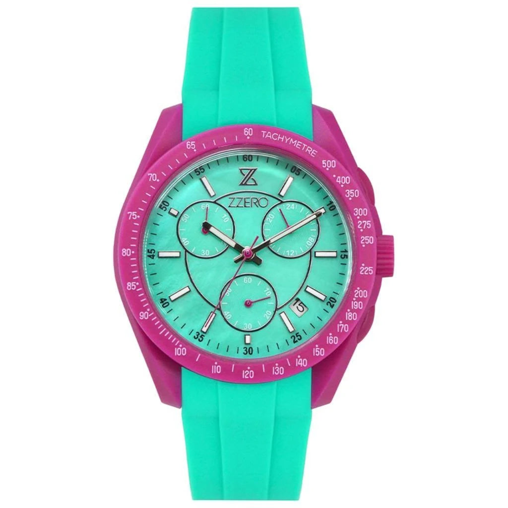 ZZero Crono Orologio Cinturino Verde ZZ9001V